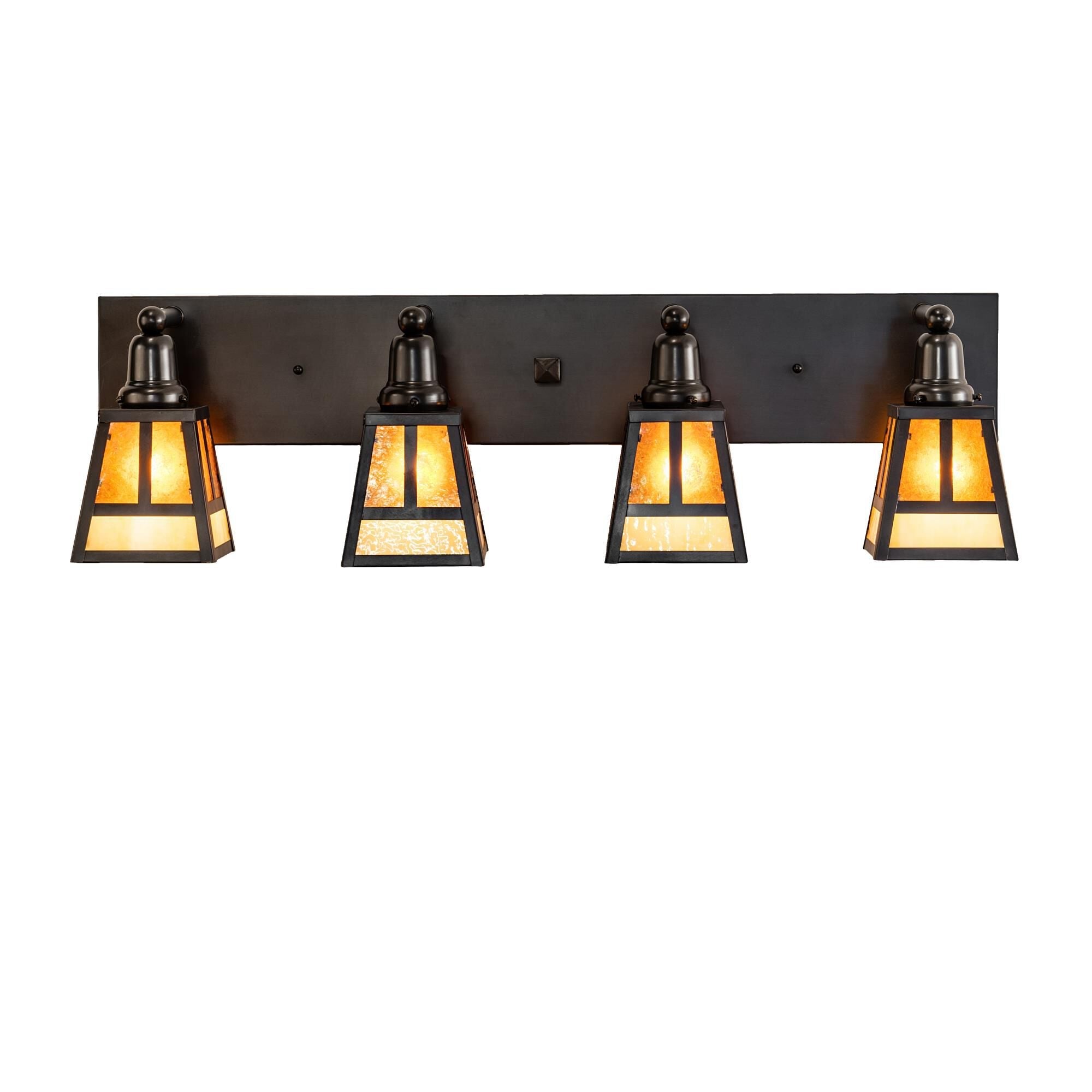 Meyda Lighting T Mission 36 Inch 4 Light Bath Vanity Light Cp779739