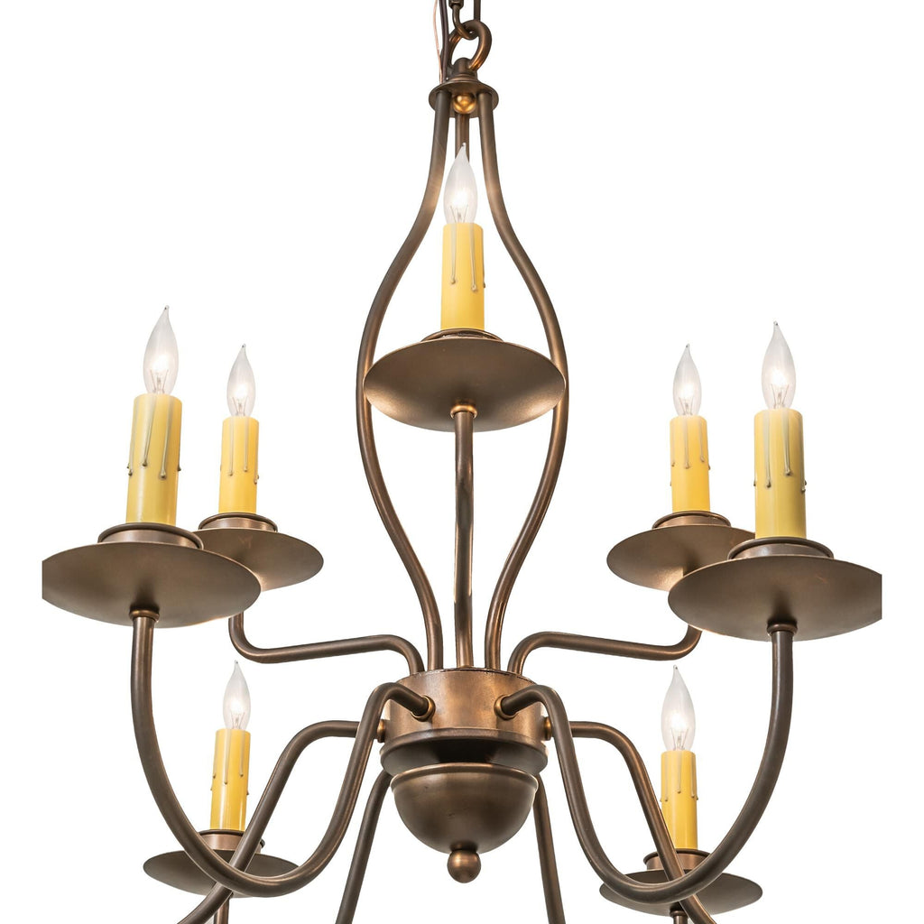 Meyda Lighting 28 Inch 9 Light Chandelier Cp780437