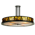Meyda Lighting Mountain Pine 36 Inch 4 Light Semi Flush Mount Cp49733