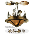 Meyda Lighting Wildlife On The Loose 42 Inch Large Pendant Cp71295