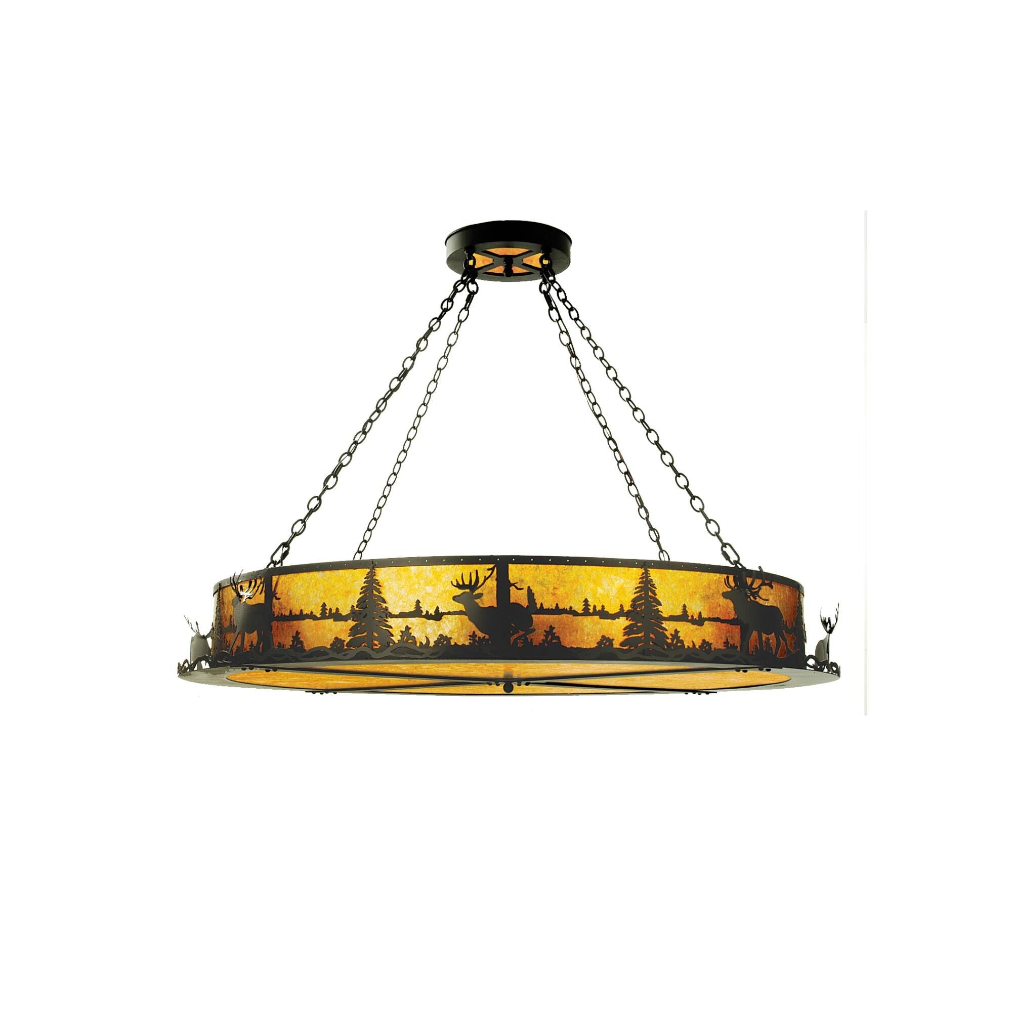 Meyda Lighting Elk At Lake 60 Inch Large Pendant Cp78564