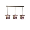 Meyda Lighting Seneca Moose At Lake 49 Inch 3 Light Linear Suspension Light Cp82161