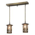 Meyda Lighting Fulton Song Bird 26 Inch 2 Light Linear Suspension Light Cp82165