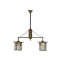 Meyda Lighting Hyde Park 35 Inch 2 Light Linear Suspension Light Cp780055