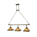 Meyda Lighting Nuevo Mission 46 Inch 3 Light Linear Suspension Light Cp99229
