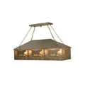 Meyda Lighting Personalized Chimney Rock 50 Inch 9 Light Linear Suspension Light Cp101121