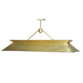 Meyda Lighting Natural Brass 60 Inch 3 Light Linear Suspension Light Cp120715