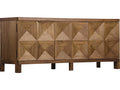 Quadrant 3-Door Sideboard in Dark Walnut