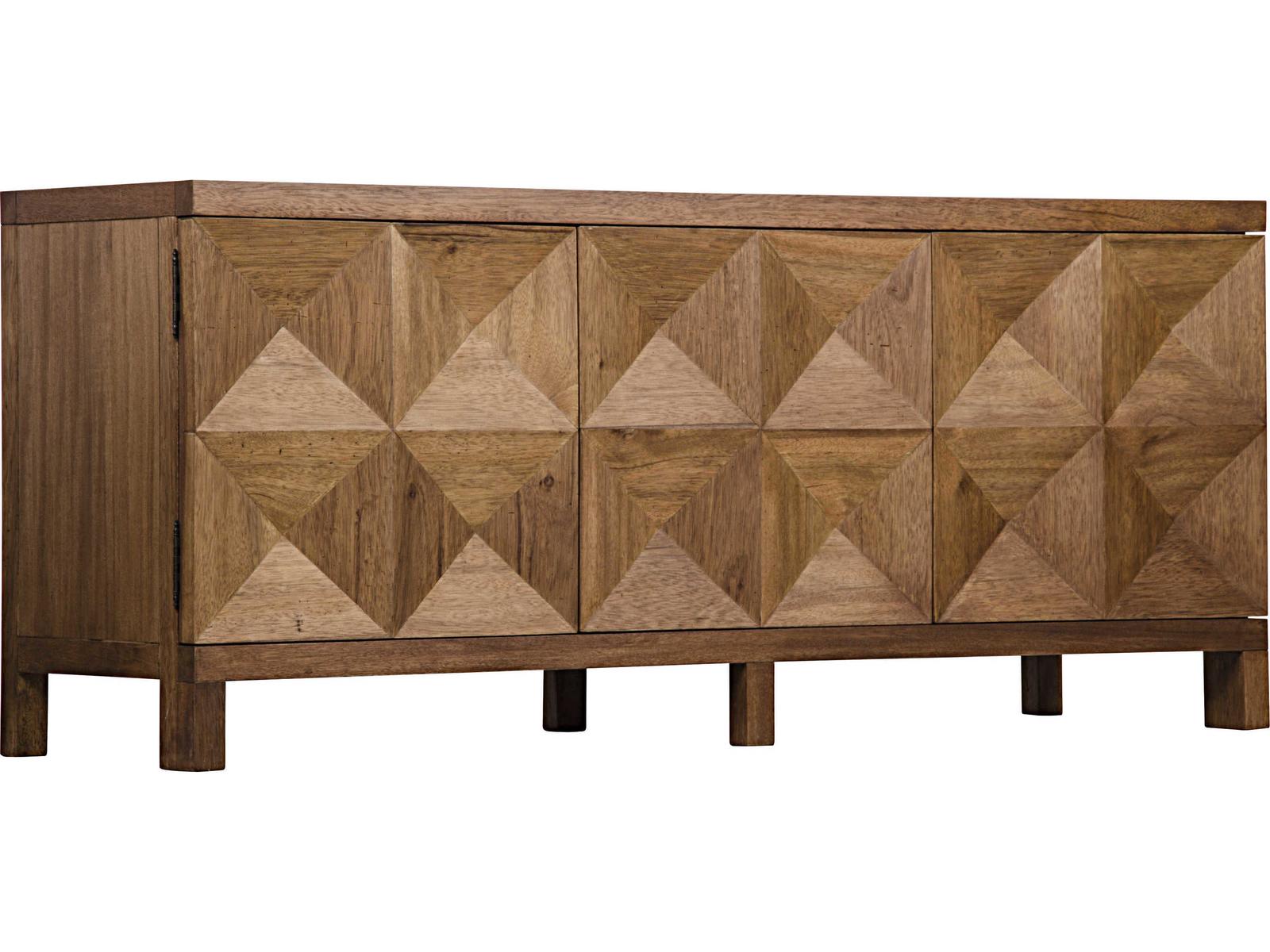 Quadrant 3-Door Sideboard in Dark Walnut