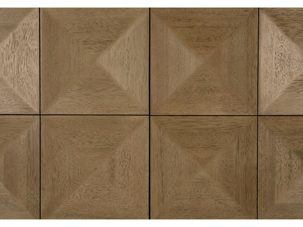 Quadrant 4-Door Sideboard in Washed Walnut Wood