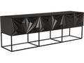 Zurich Rectangular Wood Ebony Walnut Console Table