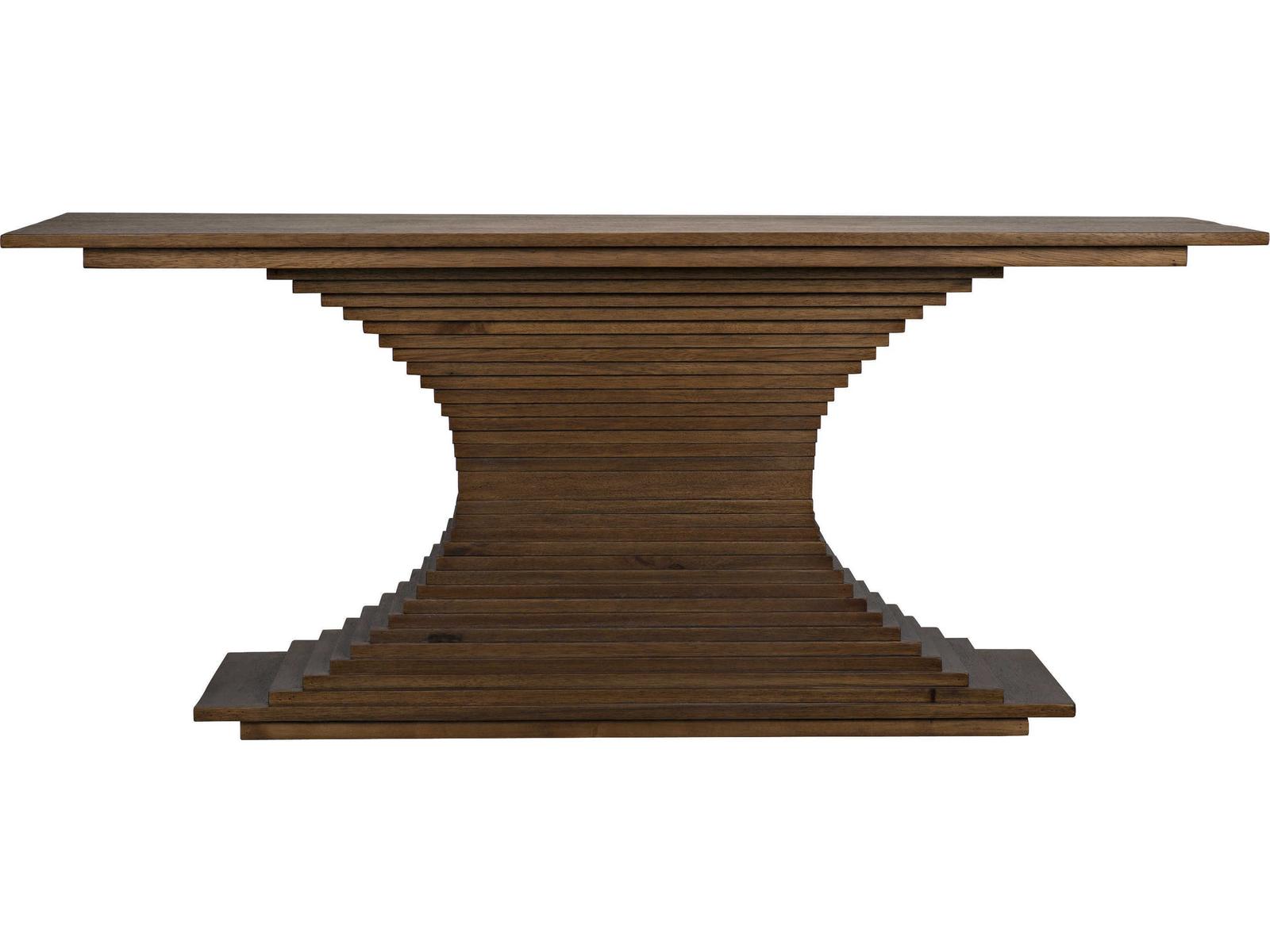 Cambio Rectangular Wood Console Table in Dark Walnut