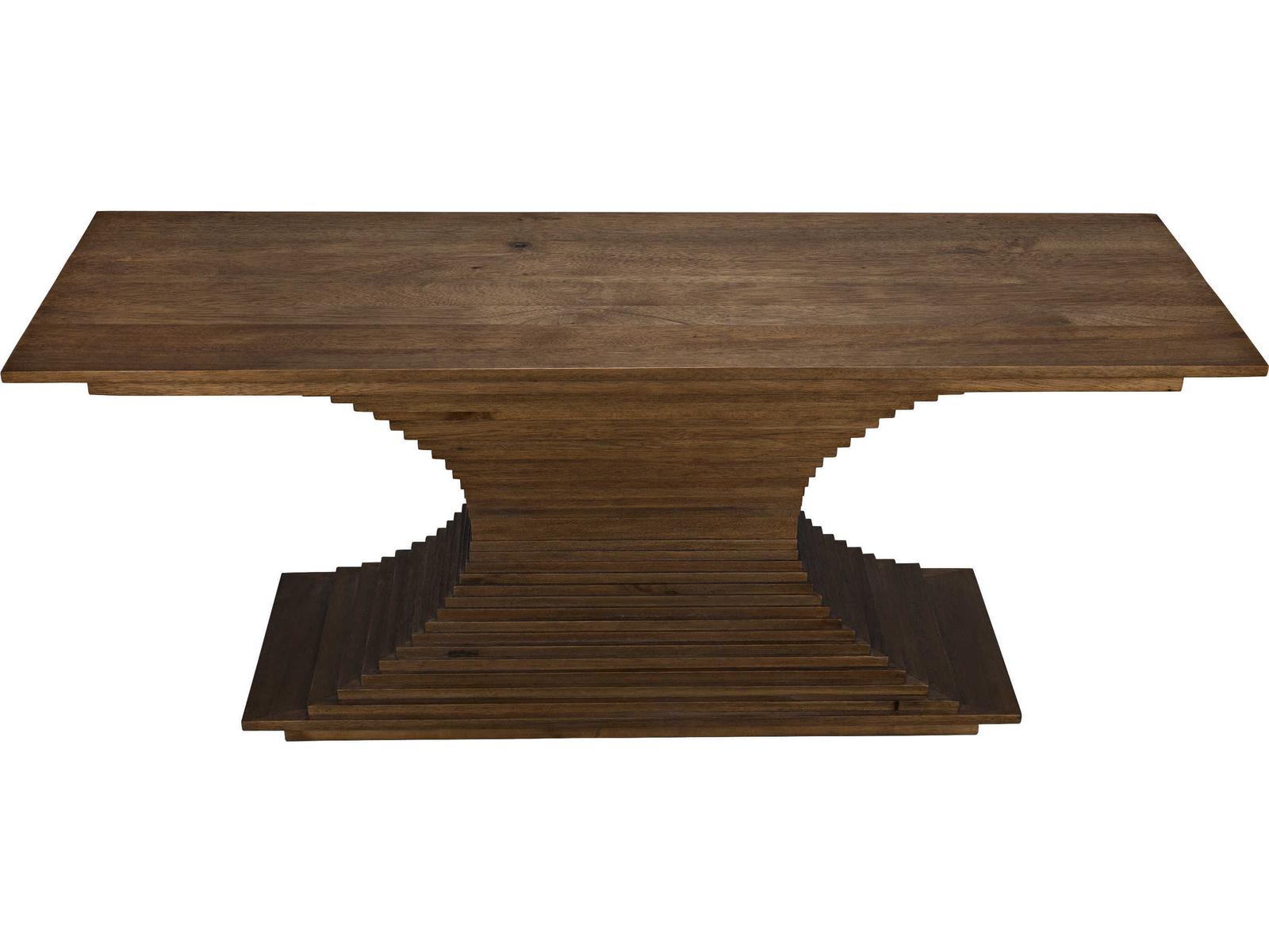 Cambio Rectangular Wood Console Table in Dark Walnut