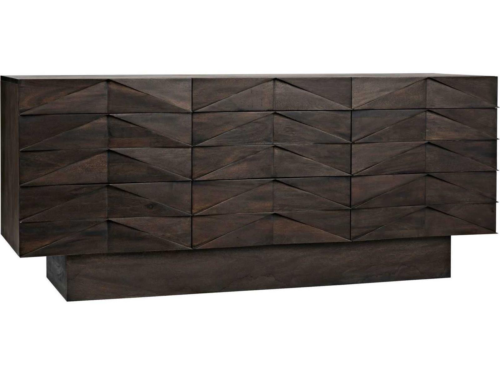 Drake 9-Drawer Sideboard in Ebony Walnut