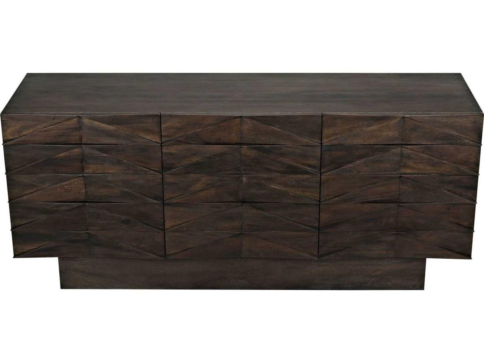 Drake 9-Drawer Sideboard in Ebony Walnut