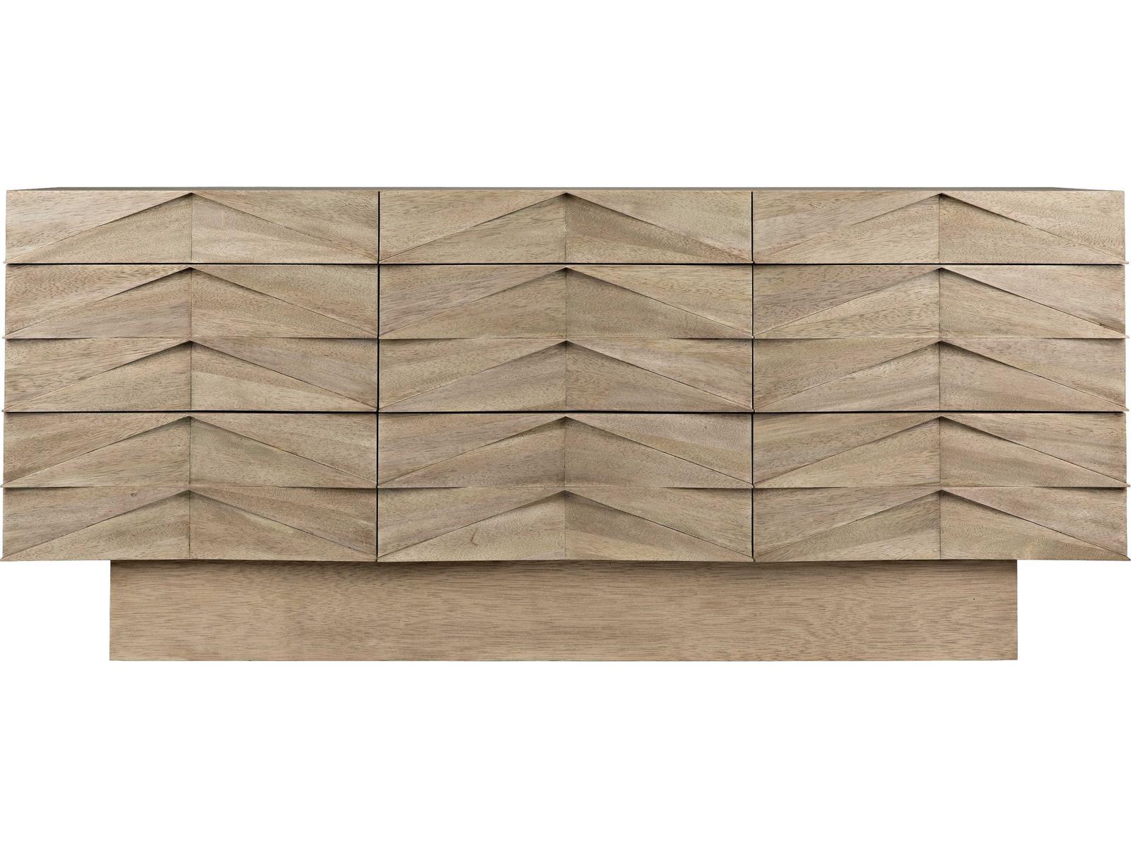Drake 9-Drawer Sideboard in Washed Walnut