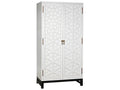 Maharadscha Small Hutch in Solid White with Matte Black Base