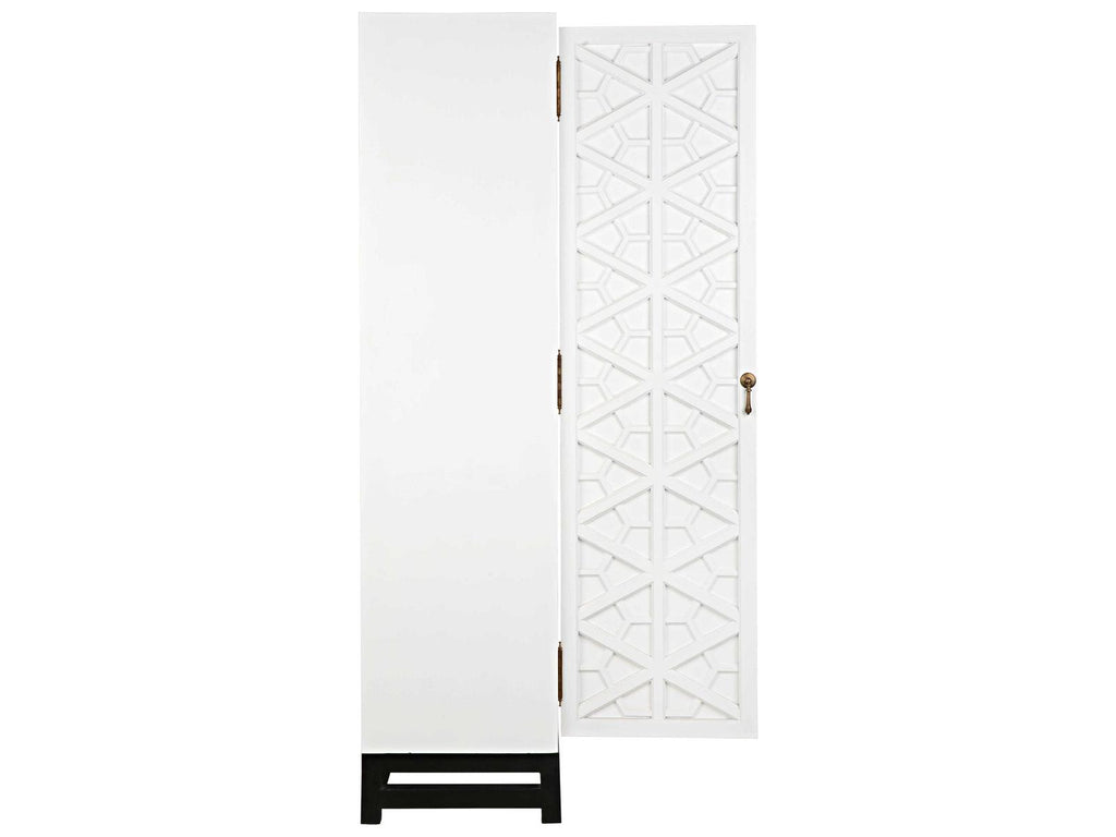Maharadscha Small Hutch in Solid White with Matte Black Base