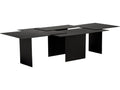 Delphi Rectangular Coffee Table in Matte Black Iron