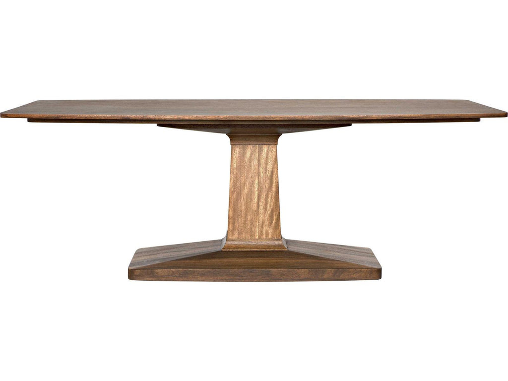 Travis 84 Inch Rectangle Dining Table in Dark Walnut