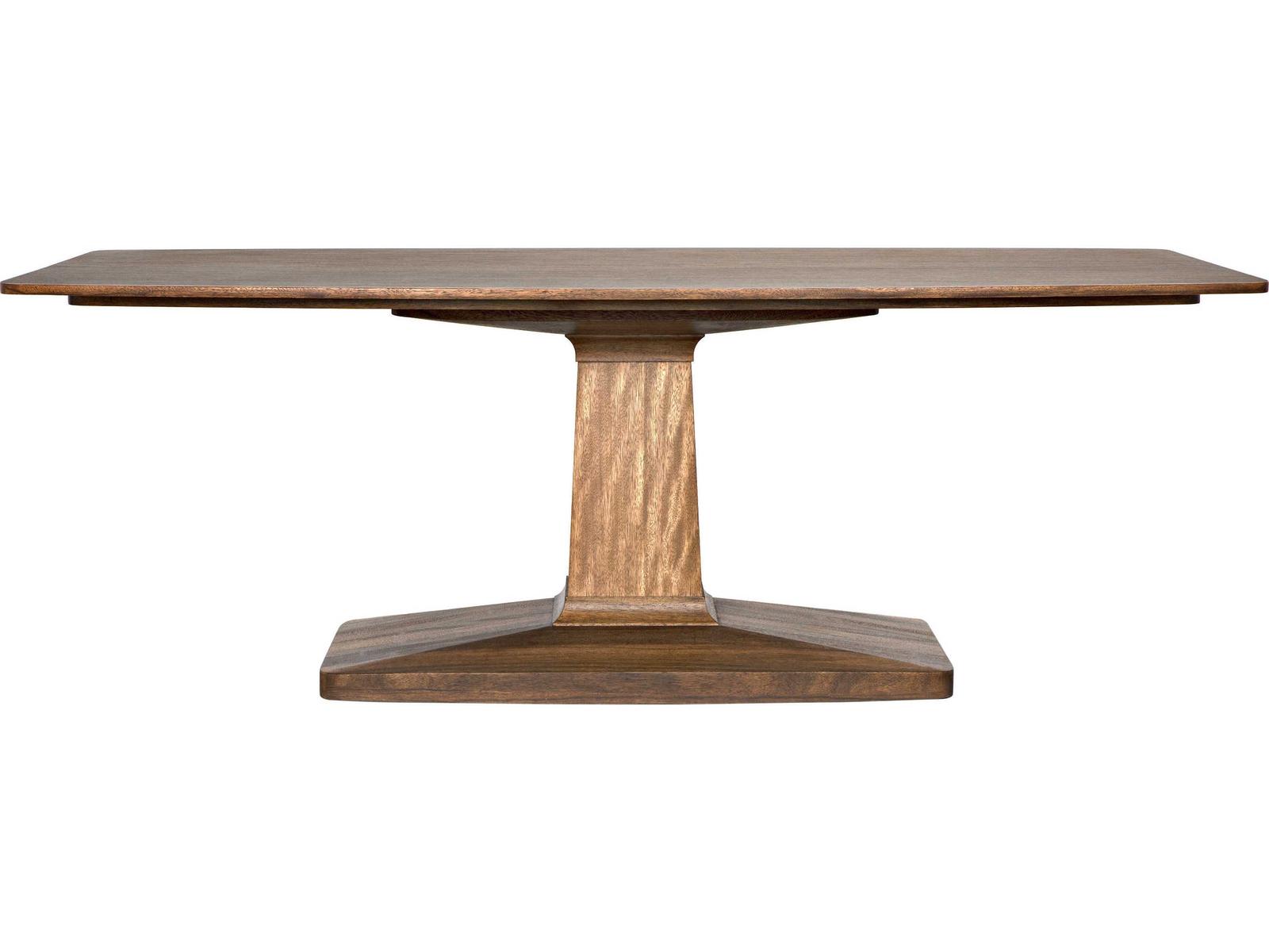 Travis 84 Inch Rectangle Dining Table in Dark Walnut