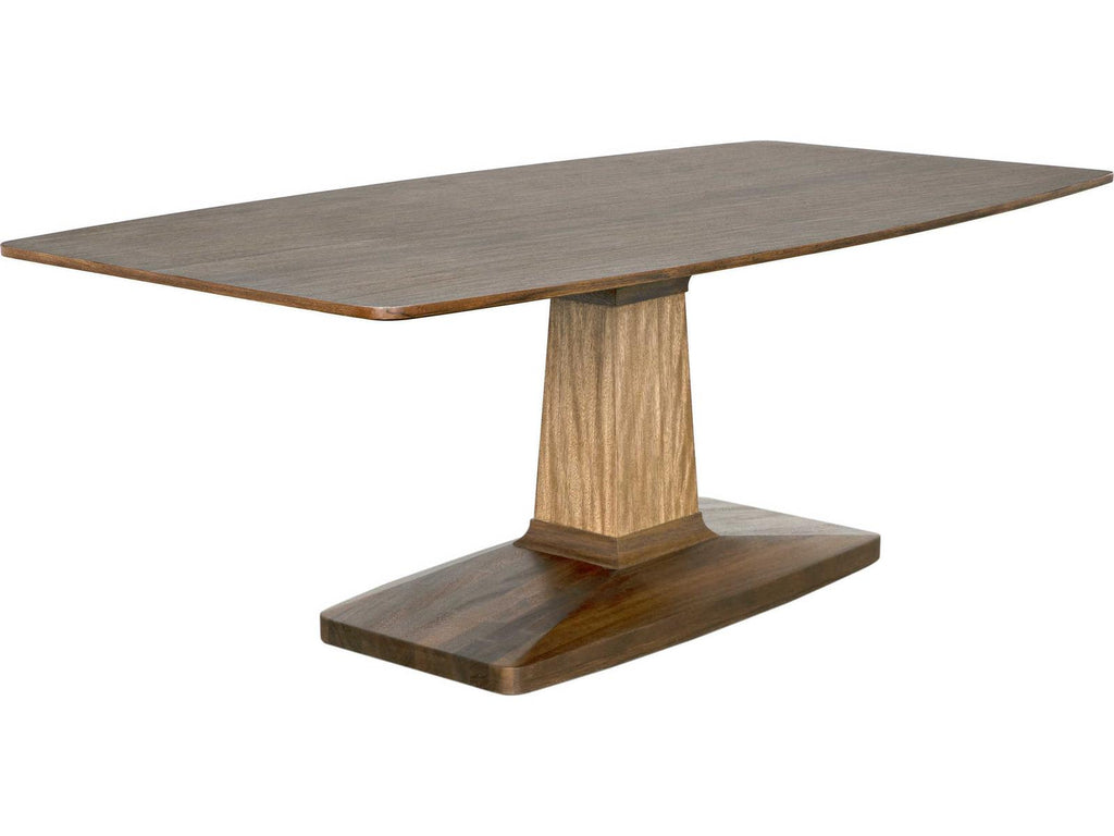 Travis 84 Inch Rectangle Dining Table in Dark Walnut