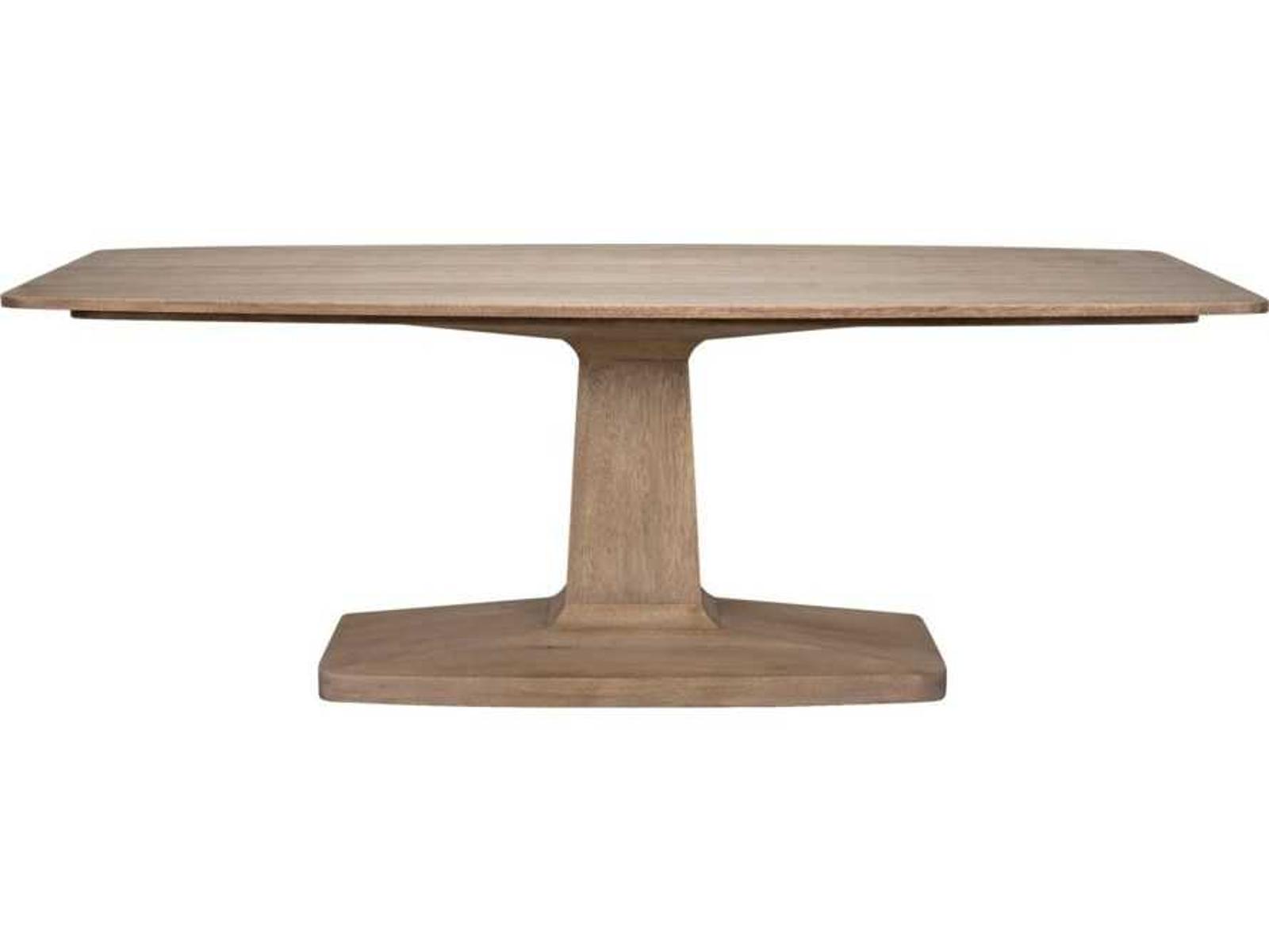 Travis 84-Inch Washed Walnut Rectangular Dining Table