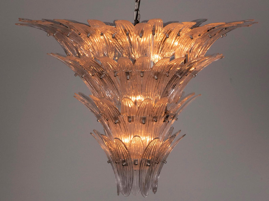 Noir Emperor 16-Light Antique Silver Chandelier