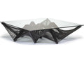 Geo Square Glass Dark Brown Coffee Table