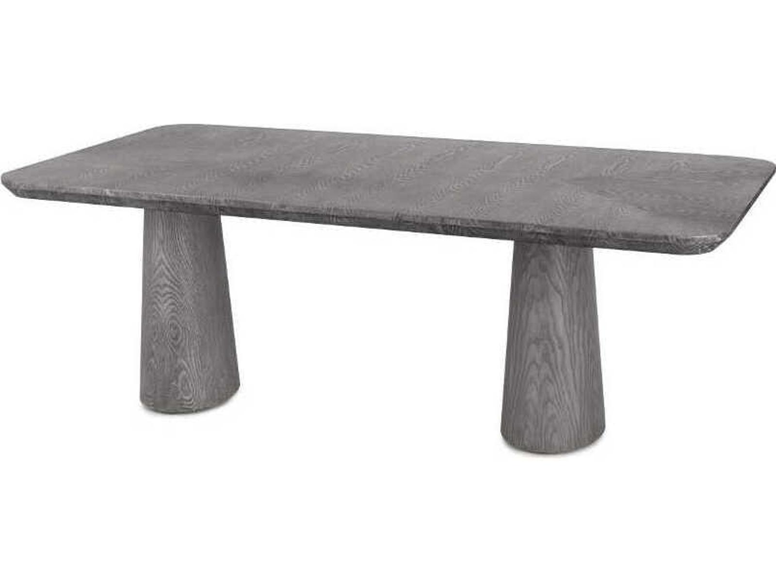 Ingrid Rectangular Dining Table in Medium Grey Chestnut