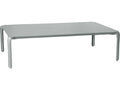 Libro Rectangular Leather Light Grey Coffee Table