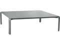 Libro Square Leather Light Grey Coffee Table