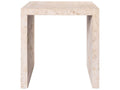 Quincy Square Stone Beige End Table