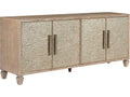 Attamont 86 Inch Sideboard with Auburn Finish