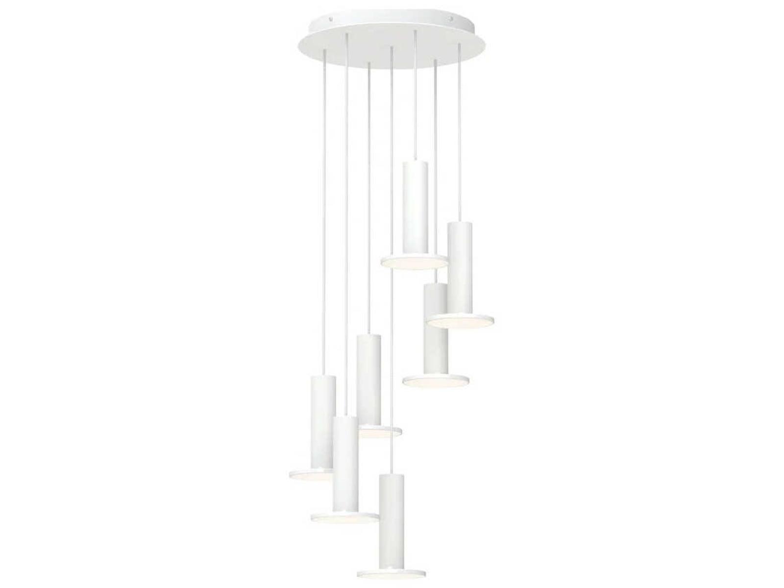 Pablo Cielo 7-Light Cylinder LED Chandelier