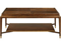 Rectangular Wood French Walnut Coffee Table