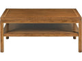 Rectangular Wood Artisan Coffee Table