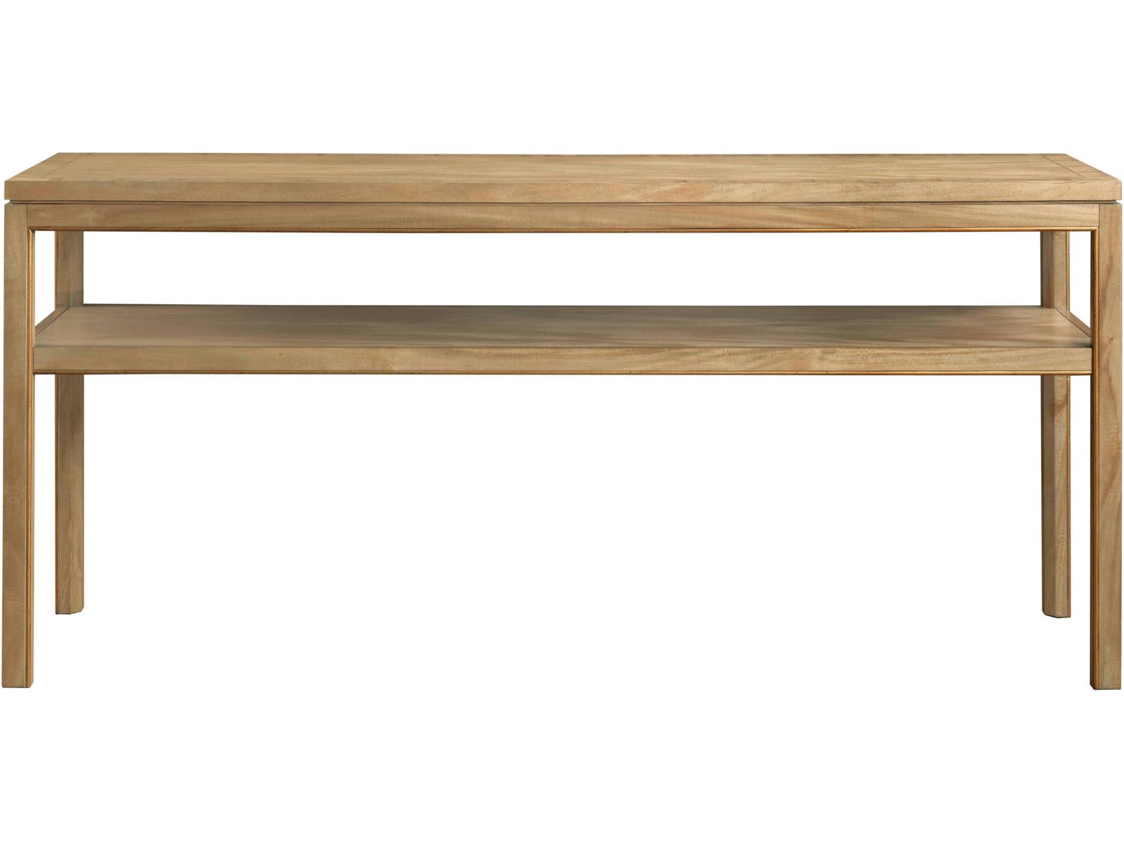 Rectangular Wood Bleach Console Table