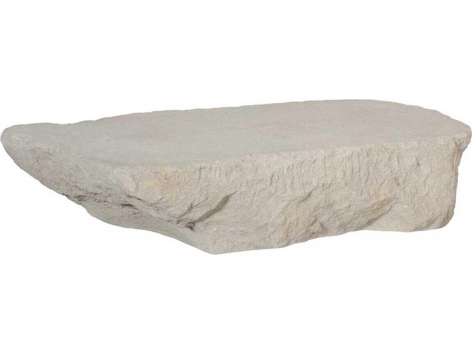Quarry Resin Roman Stone Off White Coffee Table