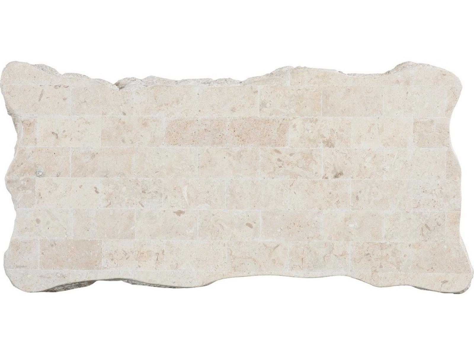Mactan Rectangular Stone Coffee Table in Natural