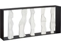 Cast Women Metal Framed Roman Stone Console Table