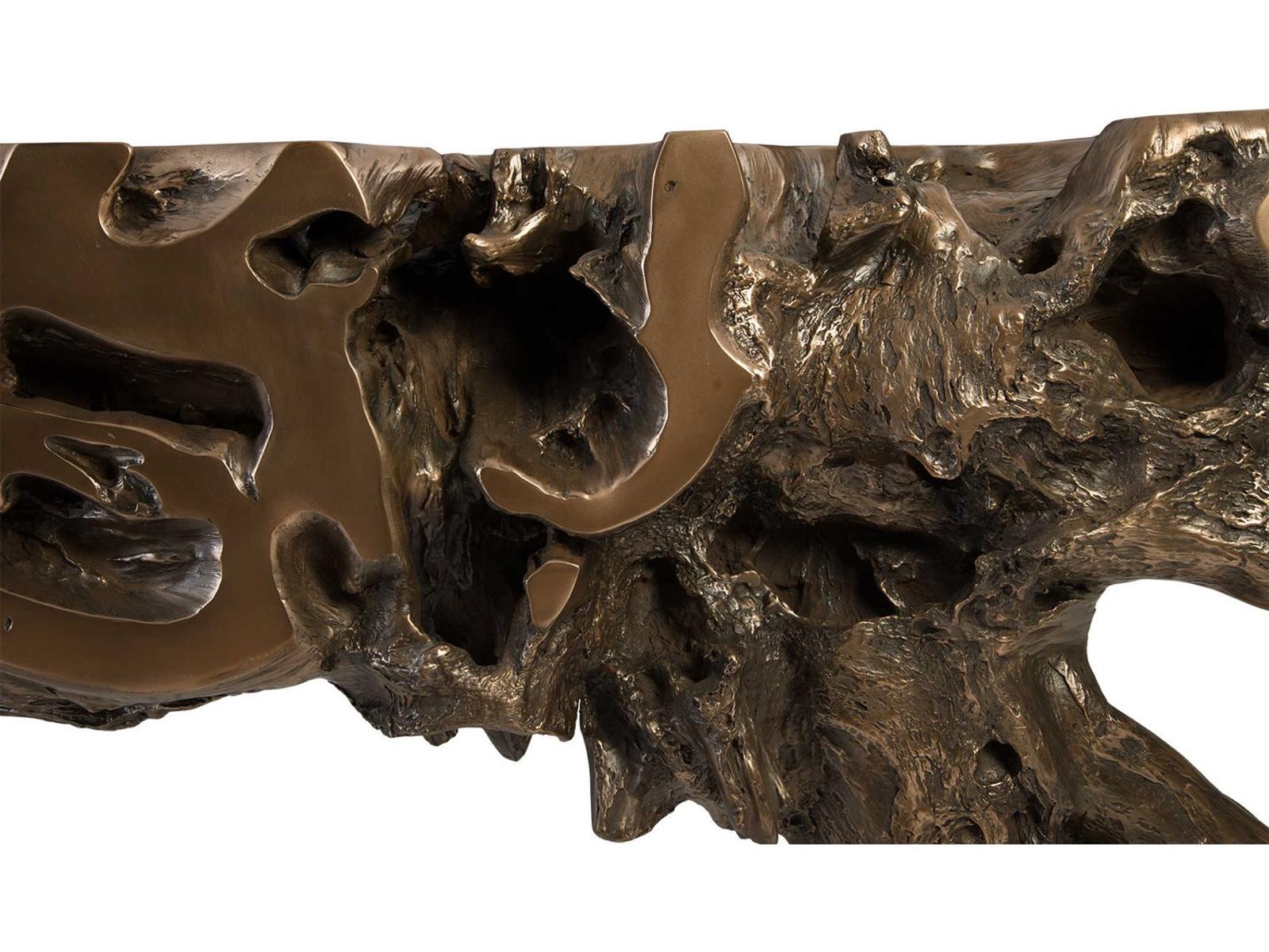 Cast Naturals Bronze Console Table