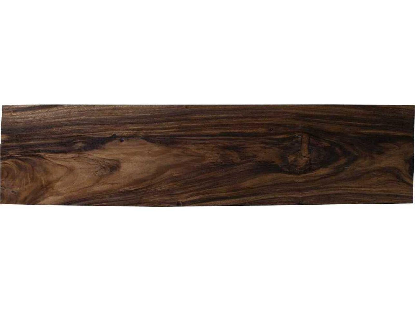 Arc Double Sided Console Table in Natural Wood and Metal