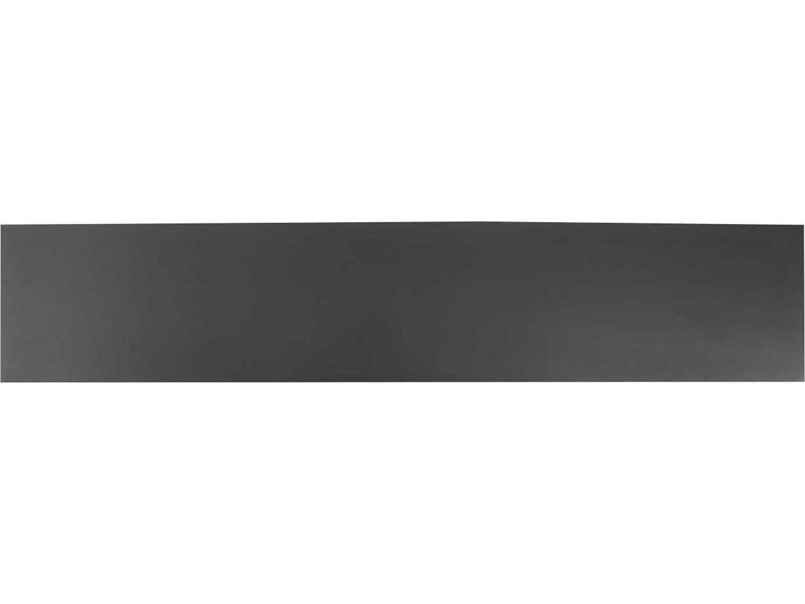 Teak Wood Console Table with Iron Sheet Top Black Brown