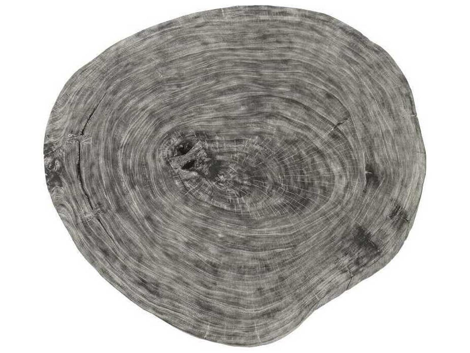 Floating Wood Silver Gray Coffee Table