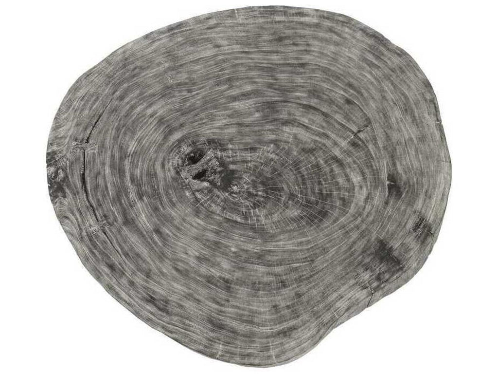 Flow Floating Wood Silver Gray Coffee Table