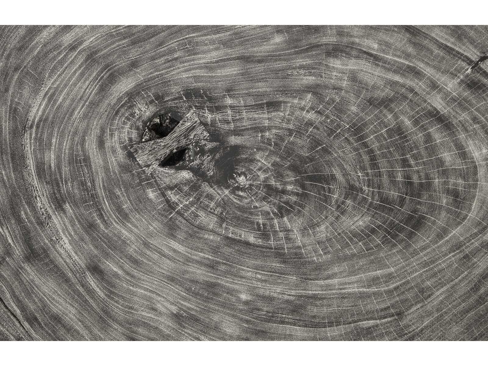 Flow Floating Wood Silver Gray Coffee Table