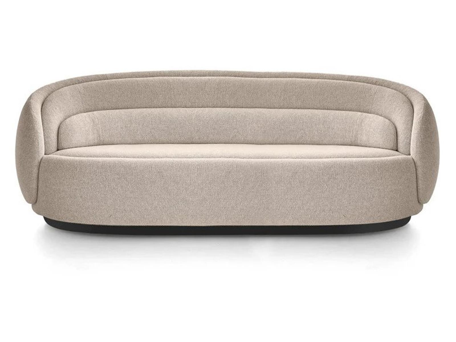 Peonia 2-Seat Sofa in Zea 01 Beige Fabric