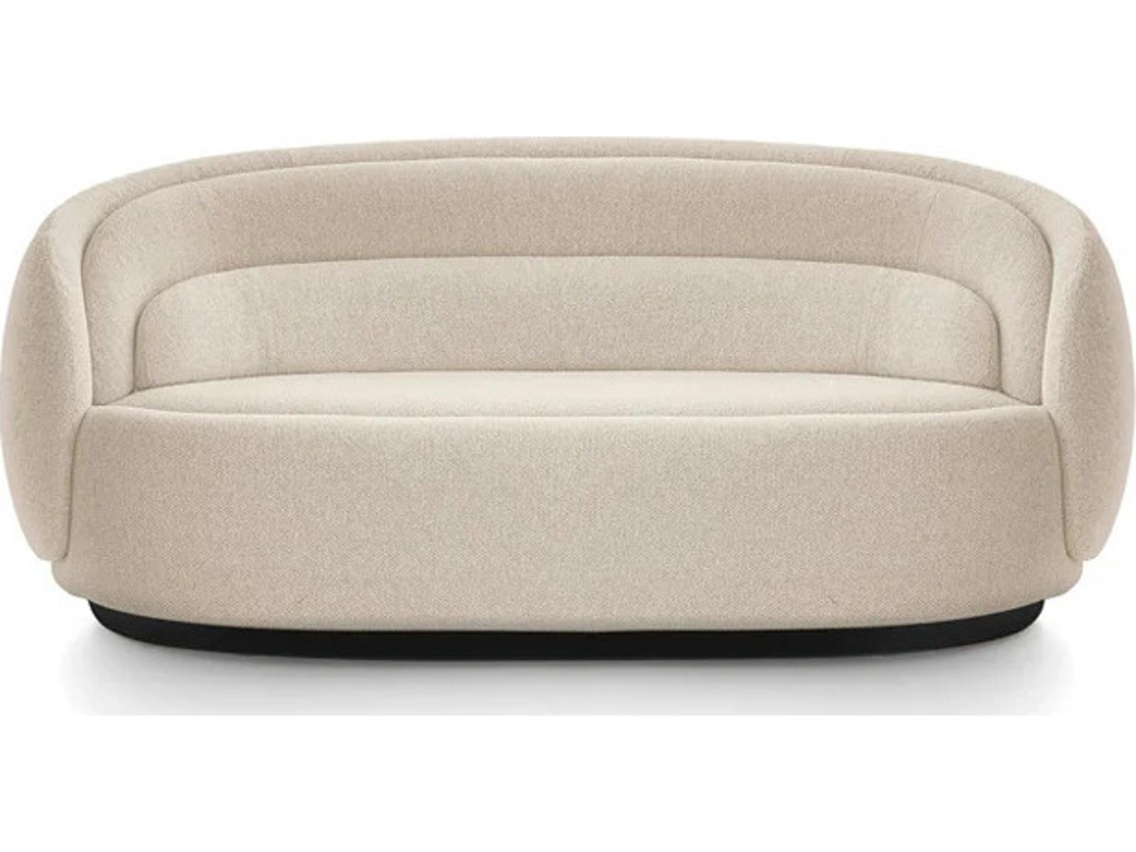 Peonia 3-Seat Sofa in Beige Aries 02 Fabric