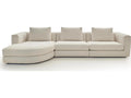 Tobias 2-Piece Left Modular Sectional Sofa in Light Beige Kos Fabric
